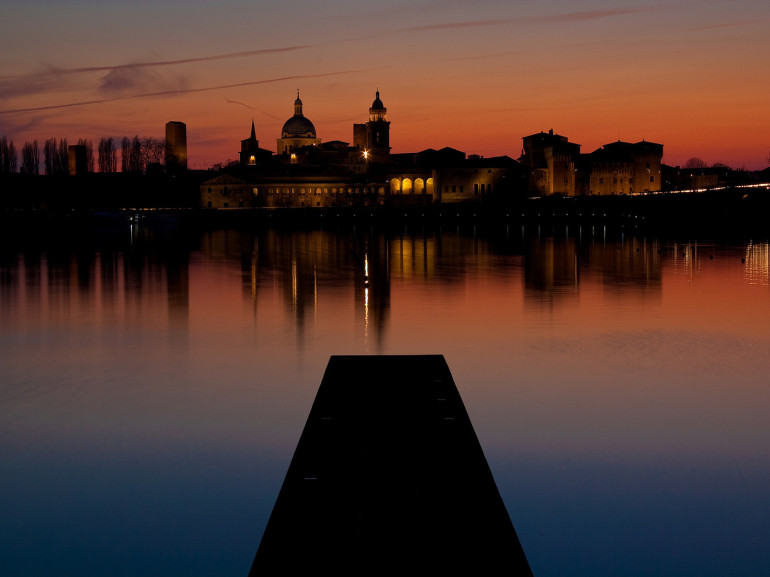 Mantova al tramonto