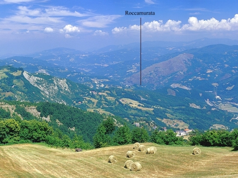 Panorama sulla Val Taro, Appennini di Parma