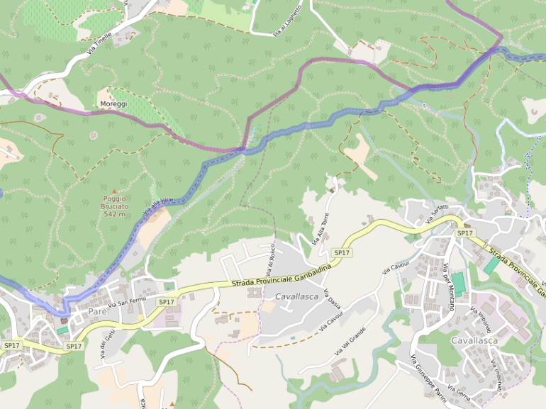 Mappa escursione Monte Sasso