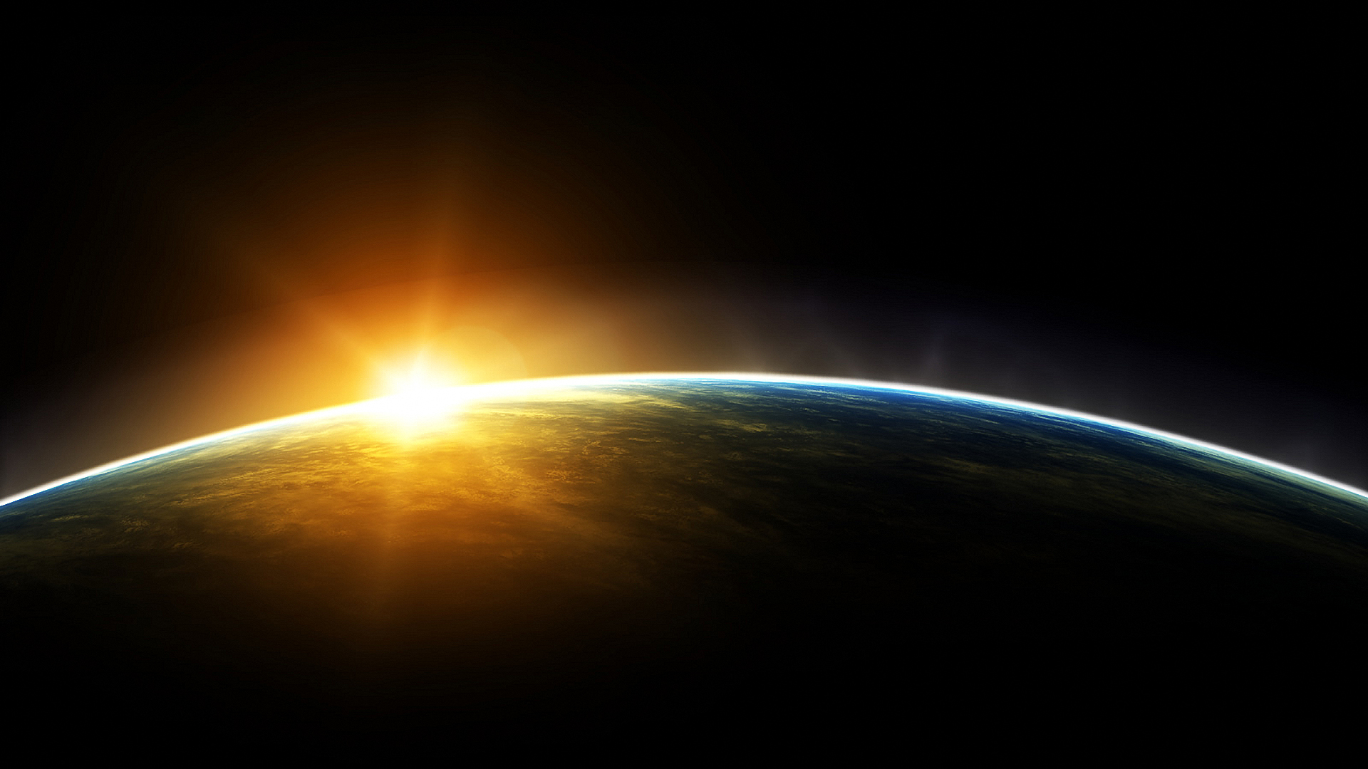 Earth-from-Space-at-Sunrise-HD-Wallpaper-for-Desktop