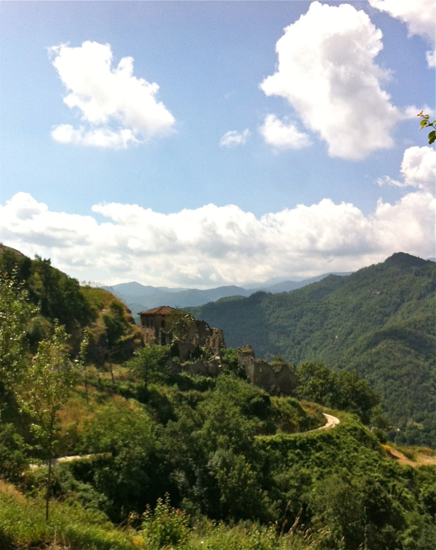 Borgo rocchetta, vista sul paesaggio circostante