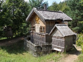 Antica abitazione nel parco naturale di Aukstaitijos , Lituania