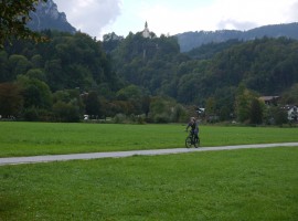 In e-bike dal centro storico al Thumsee, Bad Reichenhall, Germania