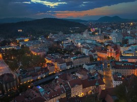 Lubiana, capitale della Slovenia