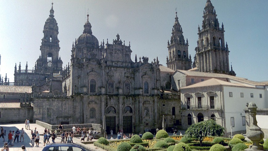Cattedrale di Santiago de Compostela, foto via Wikipedia