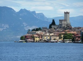 Malcesine, Lago di Garda, foto via Wikipedia