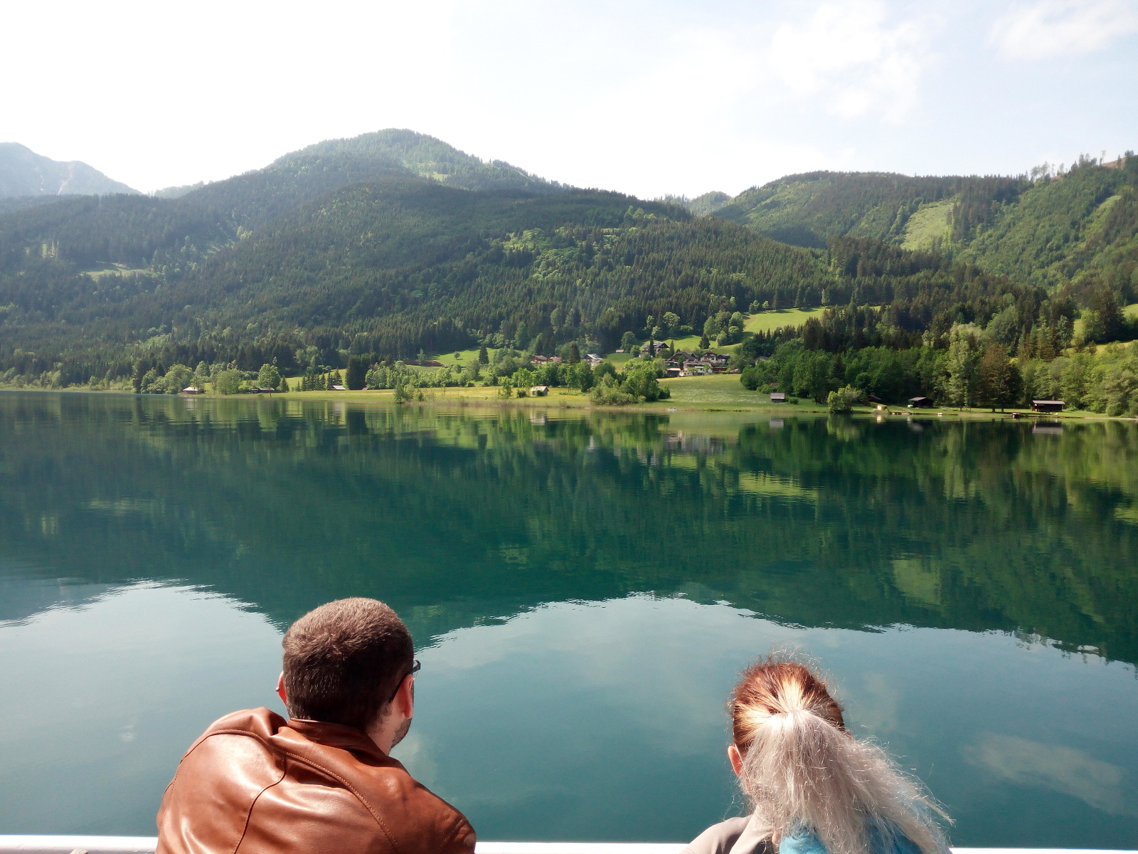 Le tante sfumature di azzurro del lago di Weissensee