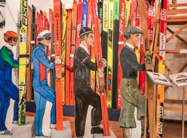 Museo dello sci a Werfenweng, come è cambiato l'abbigliamento e l'attrezzatura negli anni