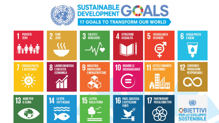I 17 Obiettivi dell'Agenda 2030 per uno Sviluppo Sostenibile 