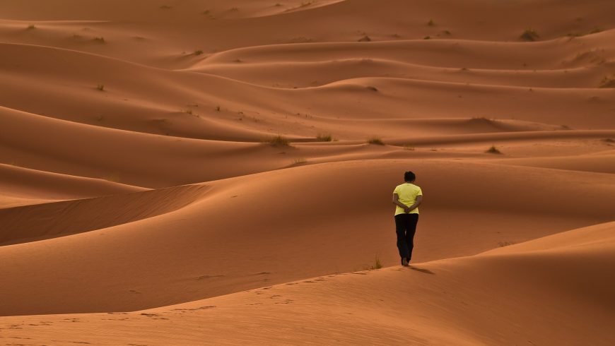 dune del deserto del Marocco
