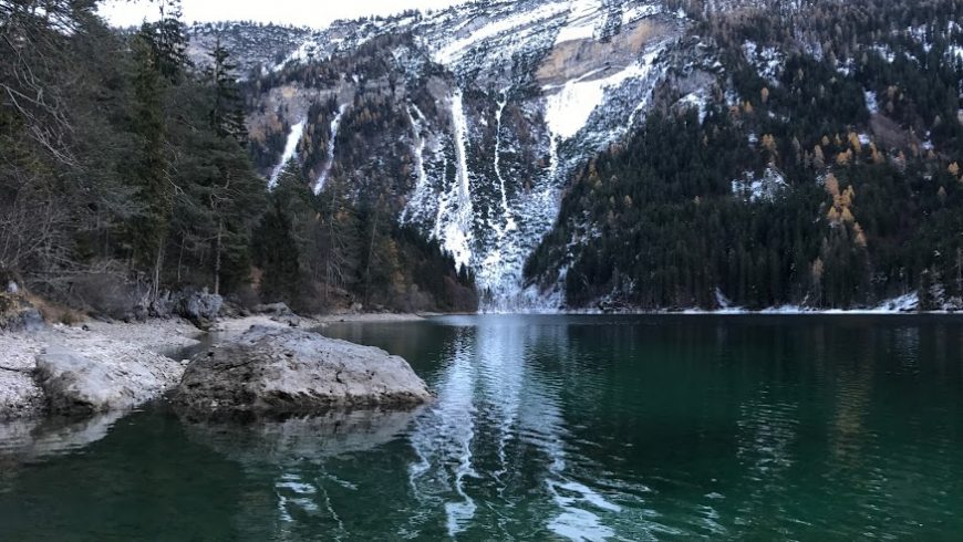 Lago di Tovel in inverno