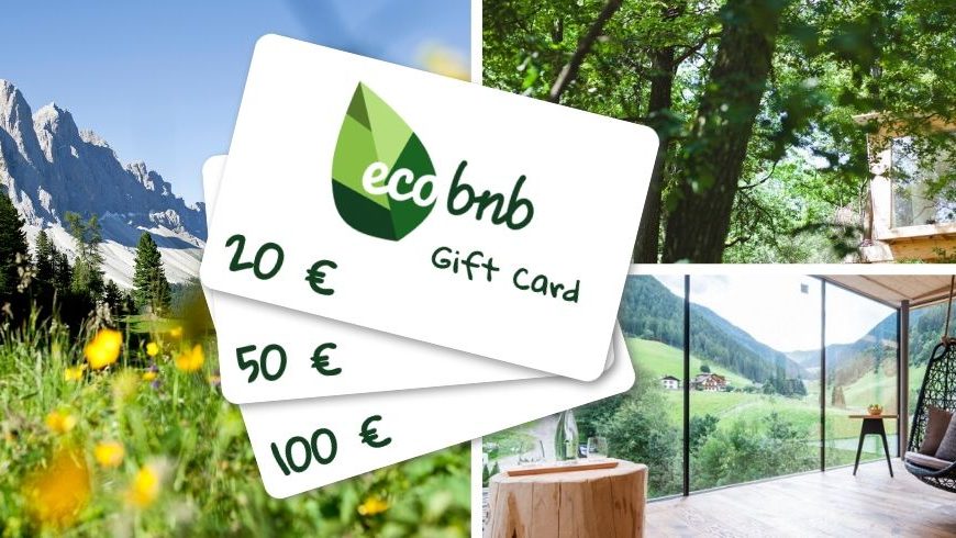 gift card sustainable christmas presents