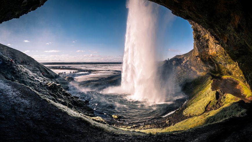 fotografia cascata Islanda