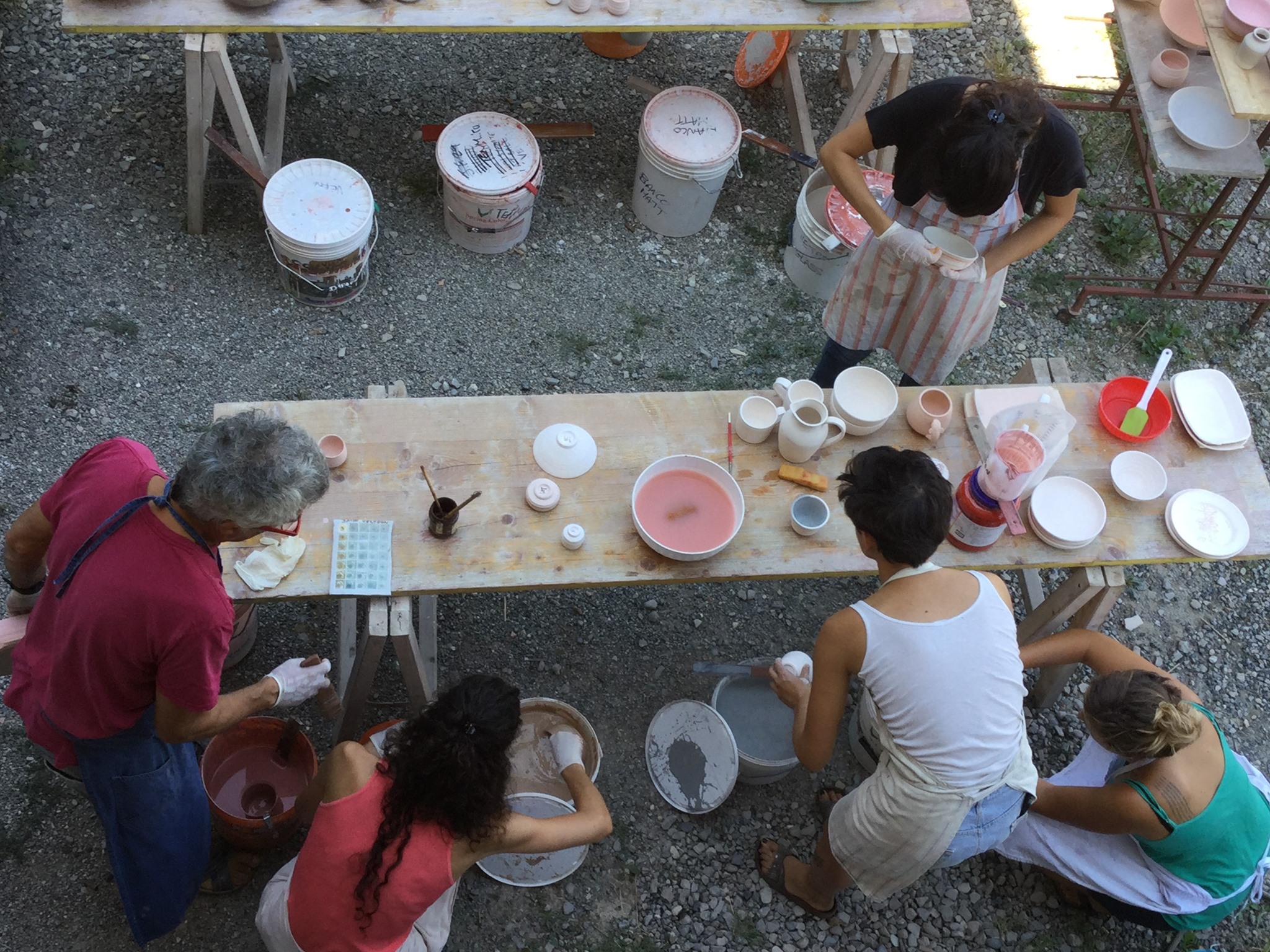laboratorio di ceramica