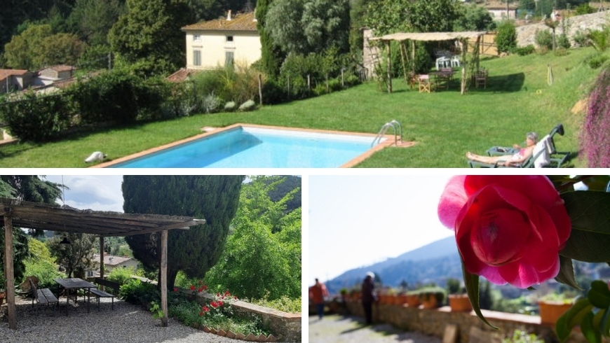 agriturismo con piscina tra le colline di Lucca