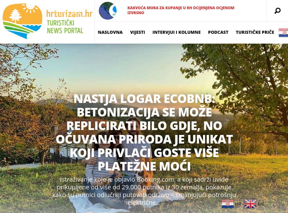 Il Portale del Turismo Croato parla di Ecobnb