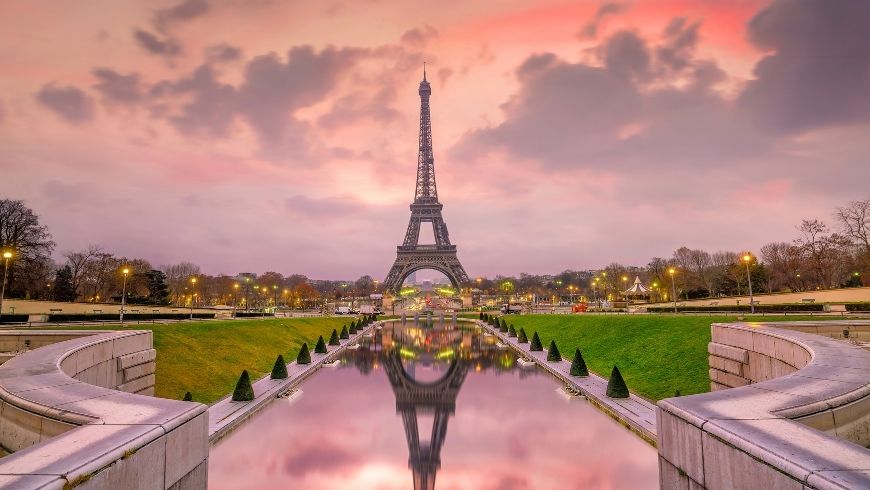 torre Eiffel vista dal Trocadero
