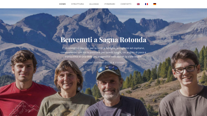 Presentation of the owners in the storytelling of the eco-hotel Borgata Sagna Rotonda