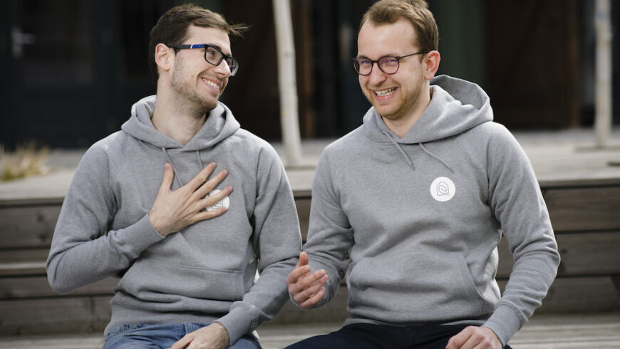 Phillip Fickl e Moritz Hintze, fondatori di bookitgreen