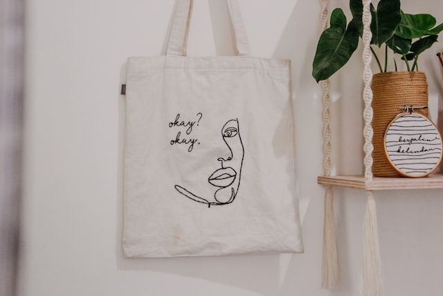 a tote bag, a bag you can reuse multiple times