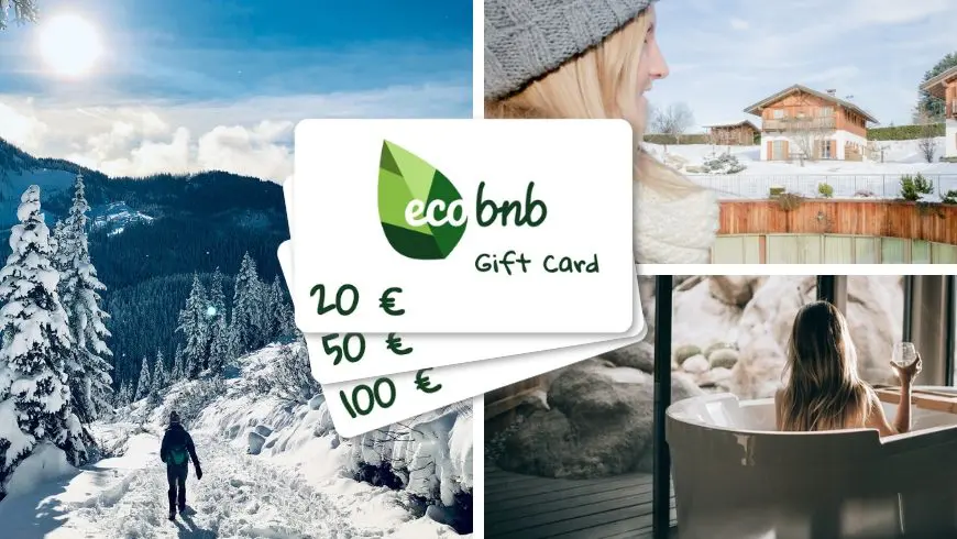 Eco-friendly Christmas gifts: a unique experience with ecobnb gift cards