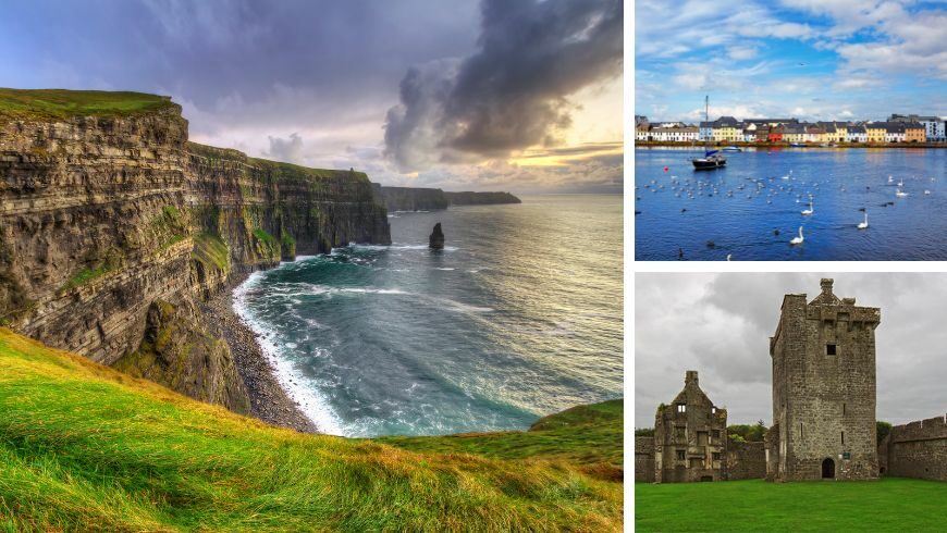 Cliffs of Moher and Pallas Castle
