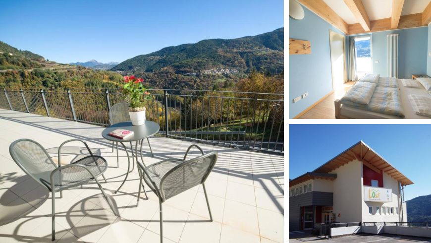 L’Ost, the hostel in Grume, is one of the most beautiful green hostels in Europe