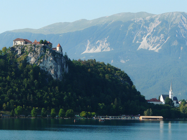 il castello di Bled sulla rocca