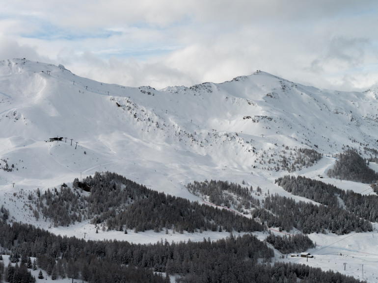 La Pila in inverno, Aosta