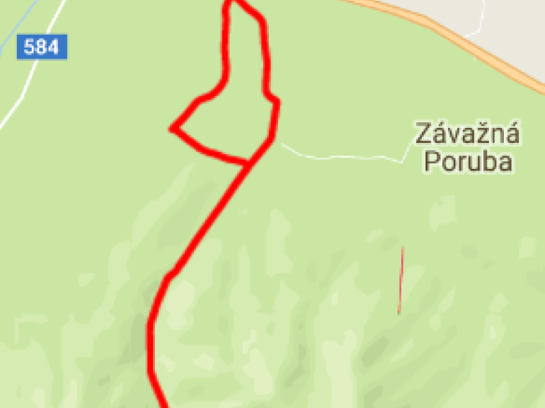 Mappa della pista ciclabile di Liptov